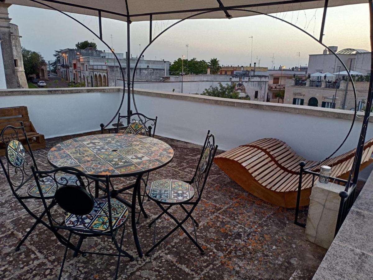 Ferienwohnung La Terrazza Sul Castello Palmariggi Exterior foto