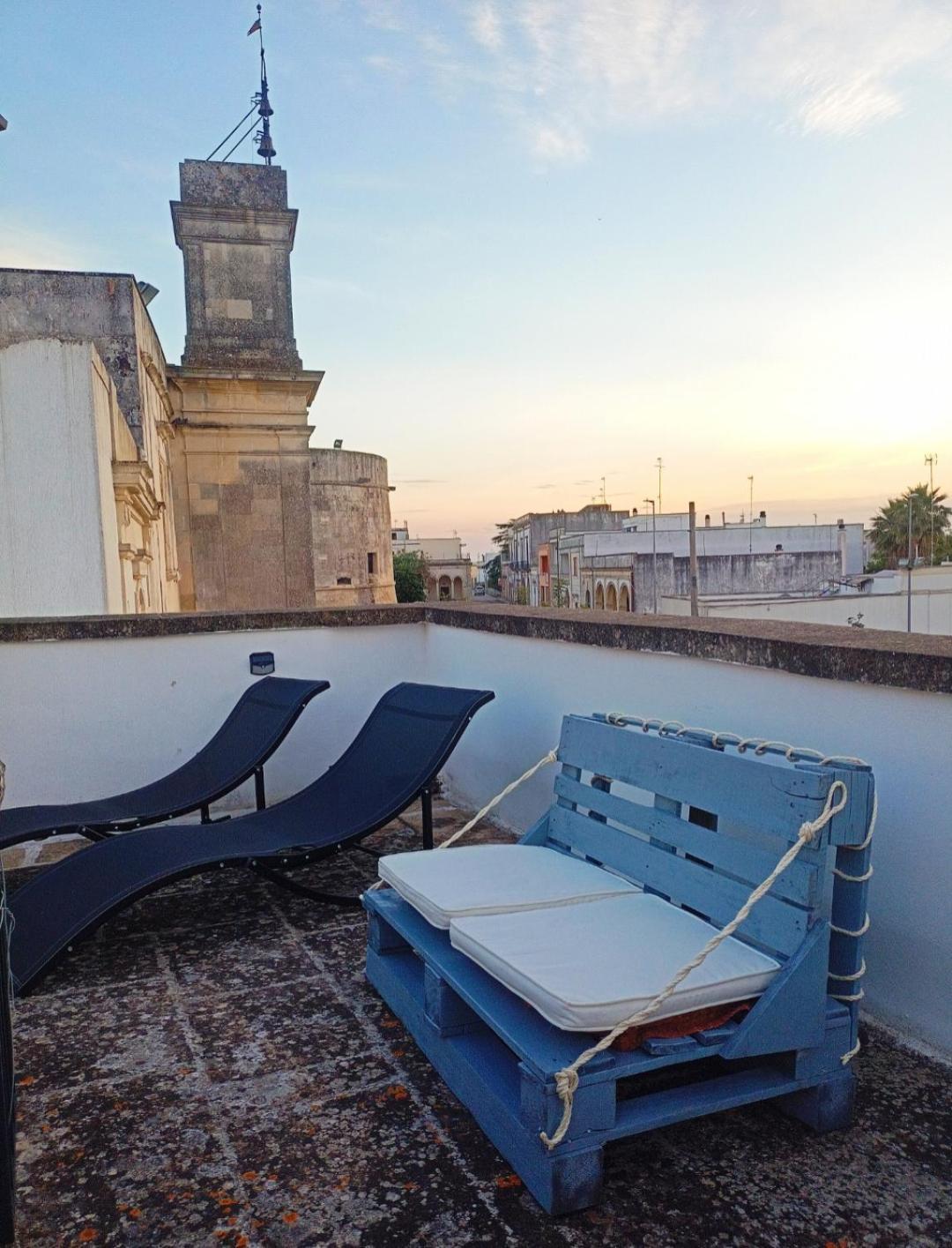 Ferienwohnung La Terrazza Sul Castello Palmariggi Exterior foto