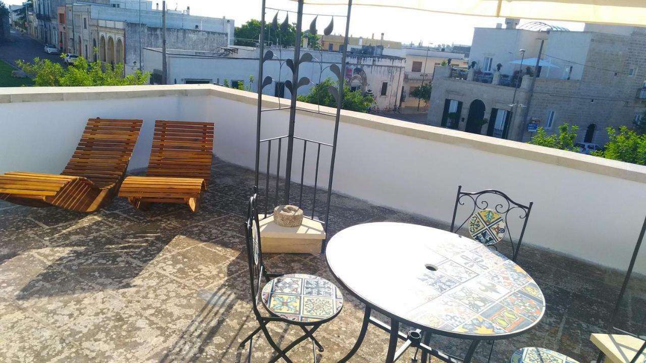 Ferienwohnung La Terrazza Sul Castello Palmariggi Exterior foto
